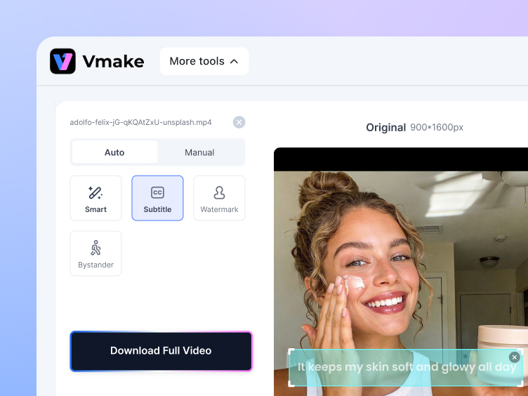 Select the subtitle mode