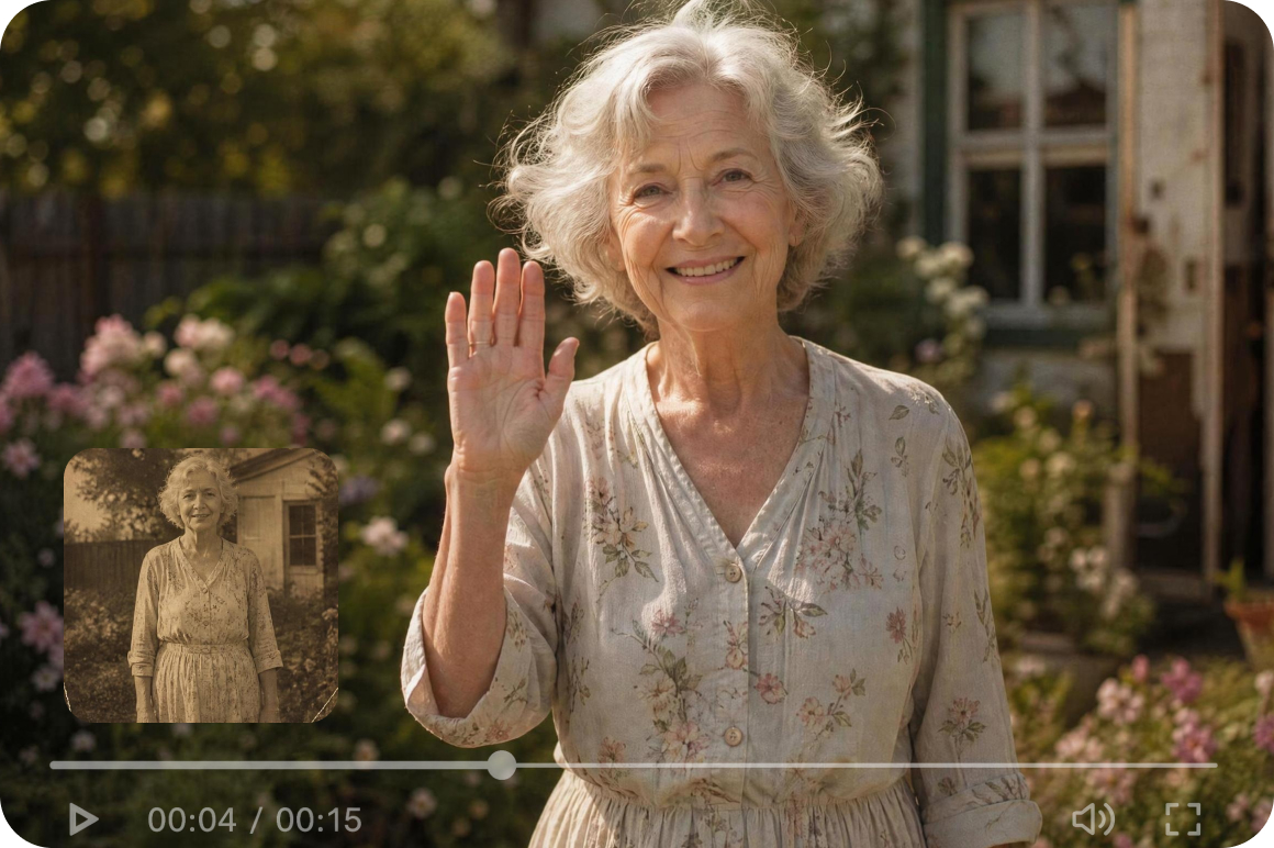 Bring old family photos to life