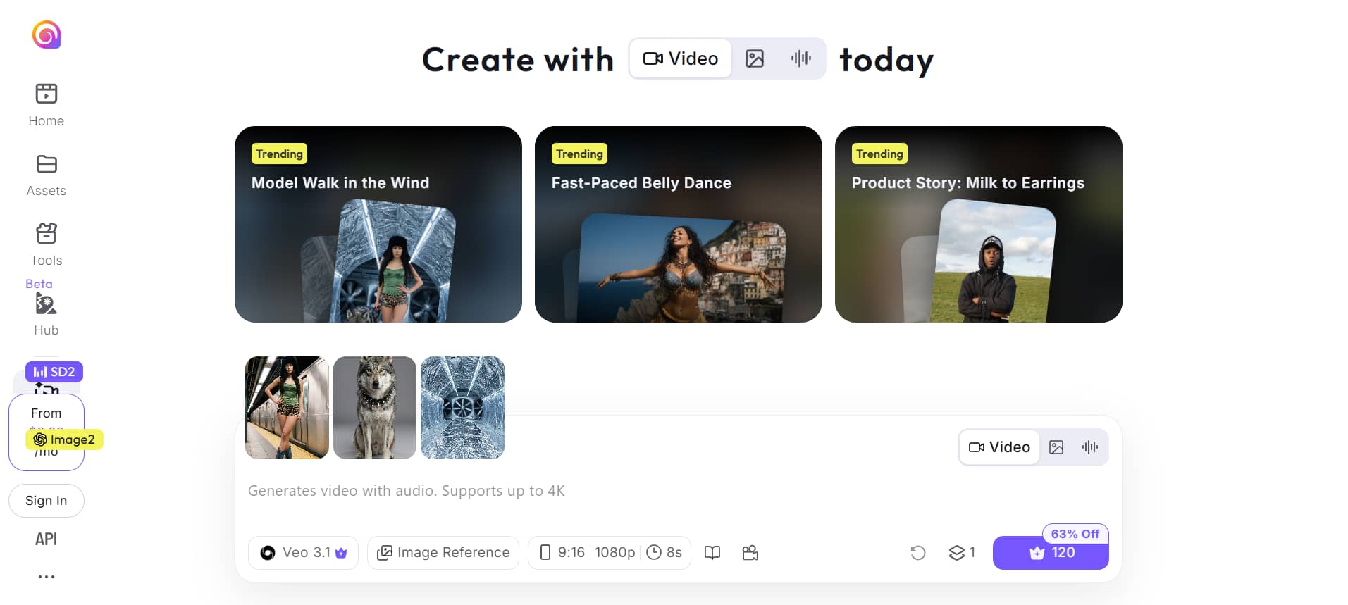 Image to video generation
