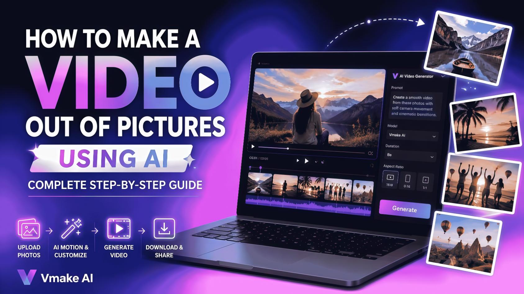 How to Make a Video Out of Pictures Using AI