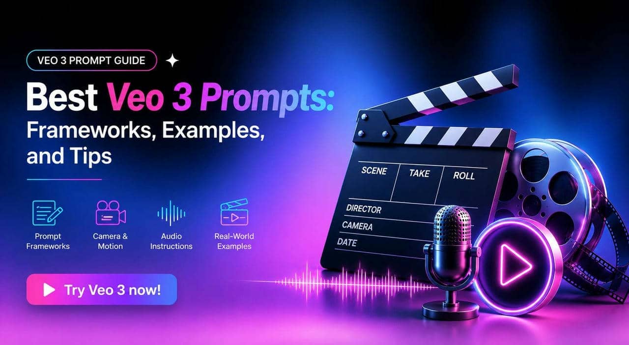 Best Veo 3 Prompts: Frameworks, Examples, and Tips