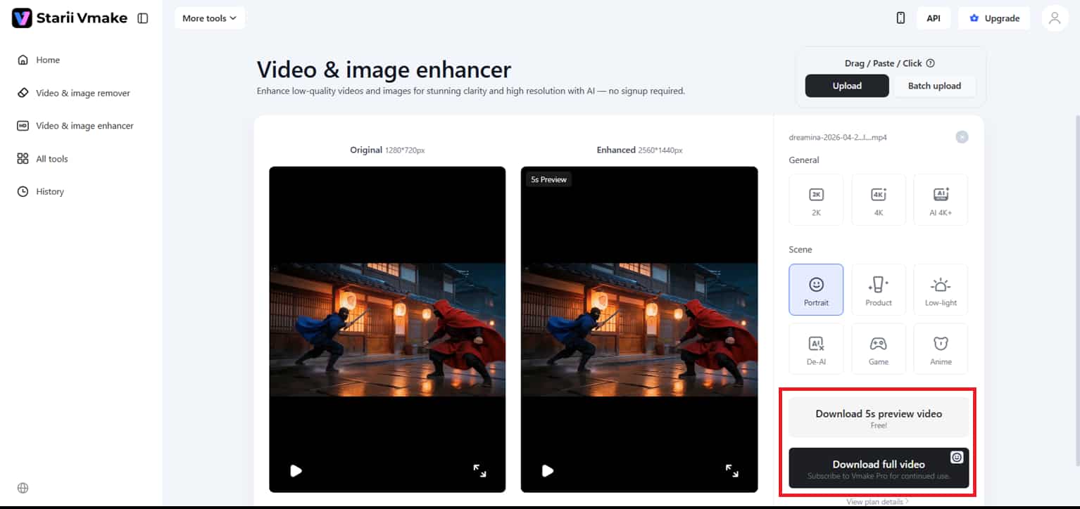  Preview and export