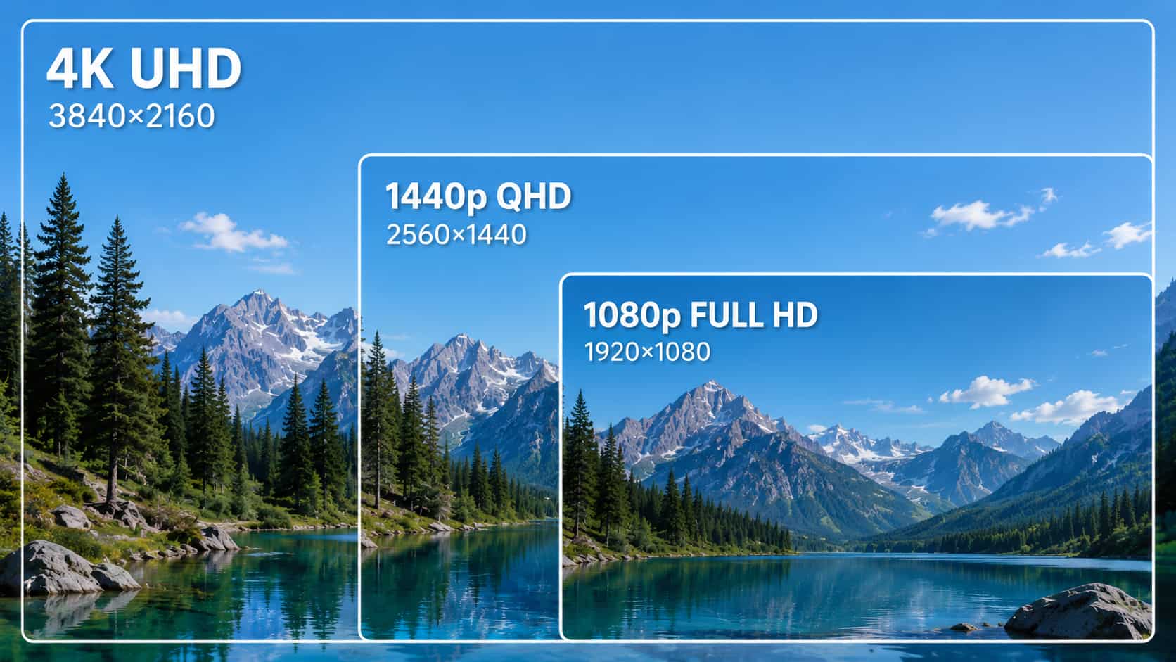 1440p vs. 1080p vs. 4K