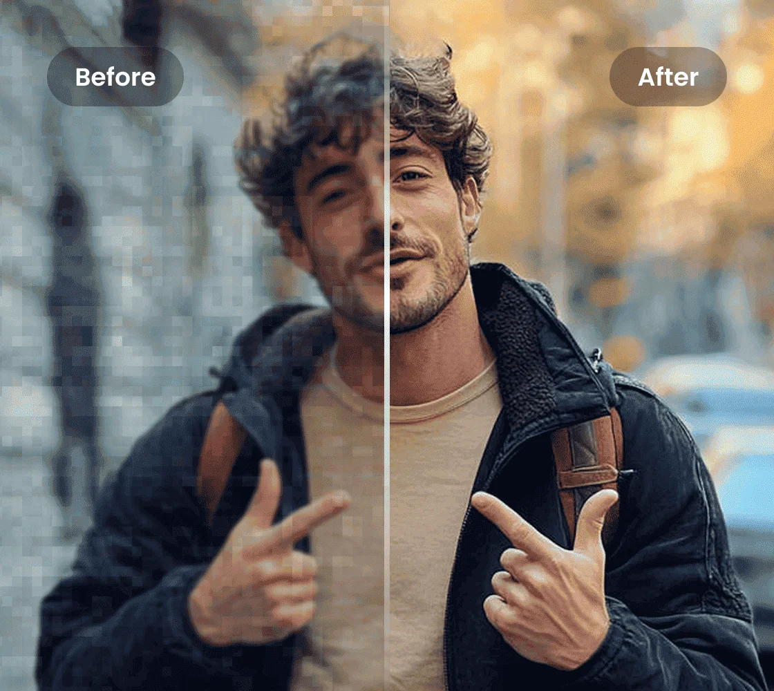 Upscale low-resolution videos to HD quality with AI video upscaler.