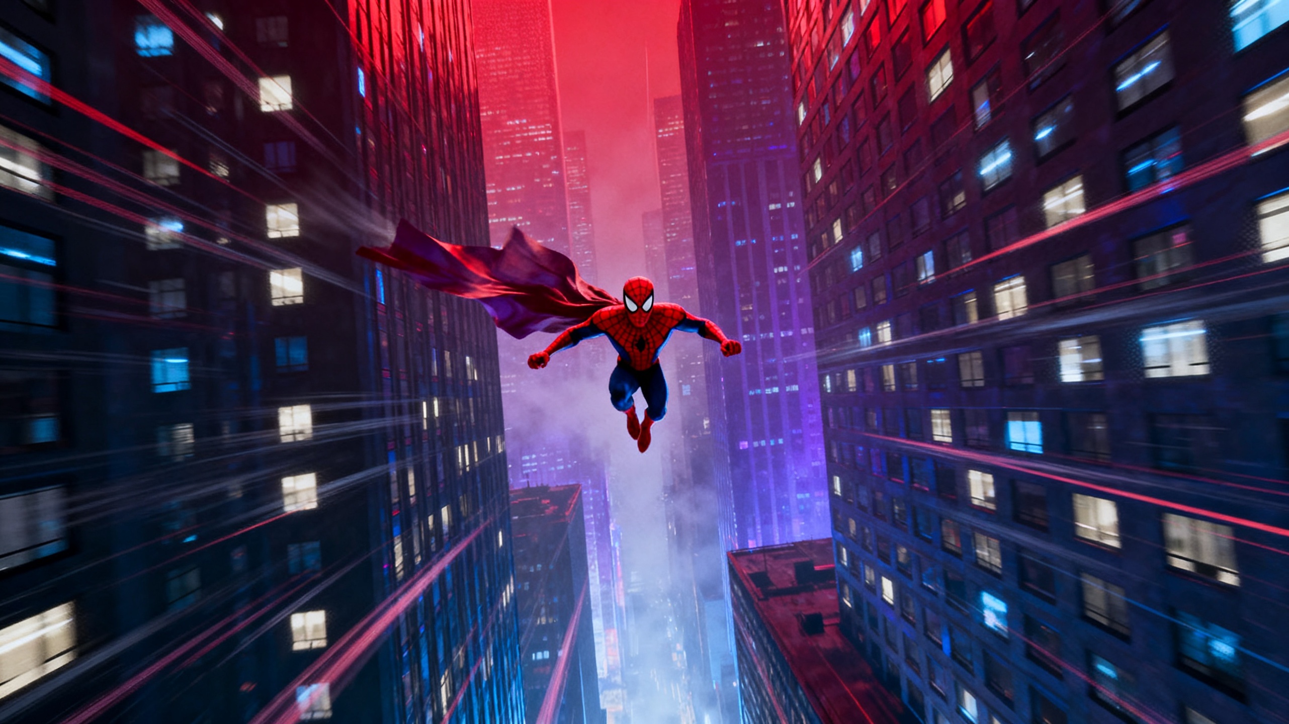 Web-Swing City Flythrough