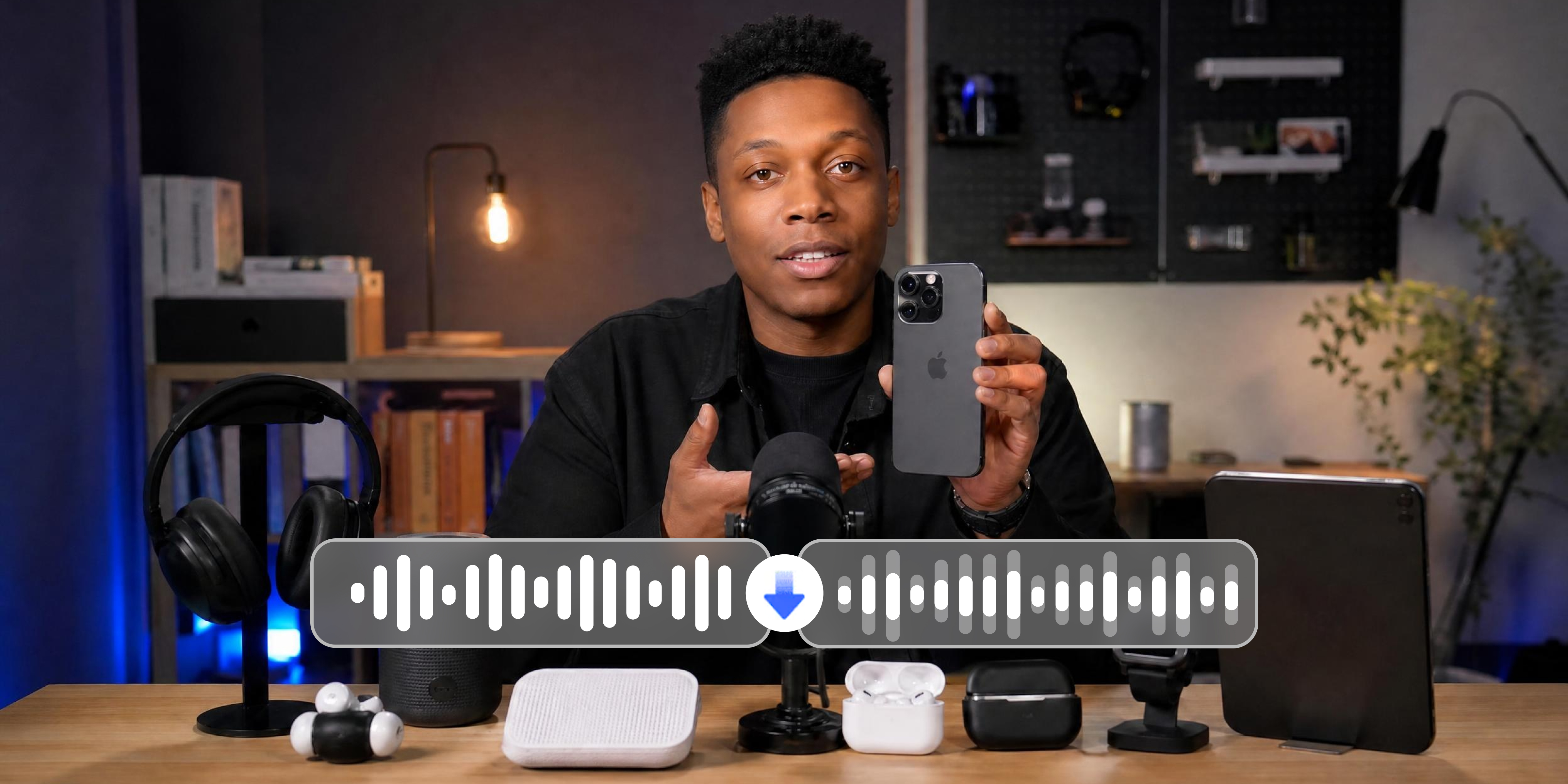 Clean echo from product review videos