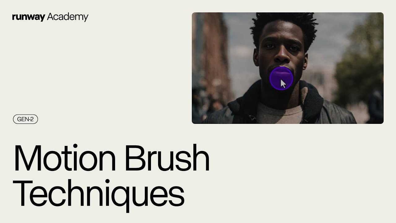Motion brush controls