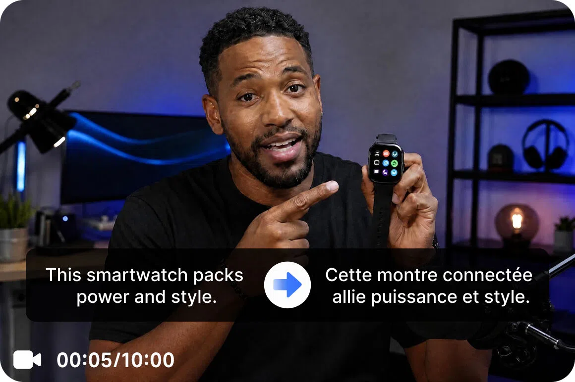Smart lip sync for French-speaking audiences