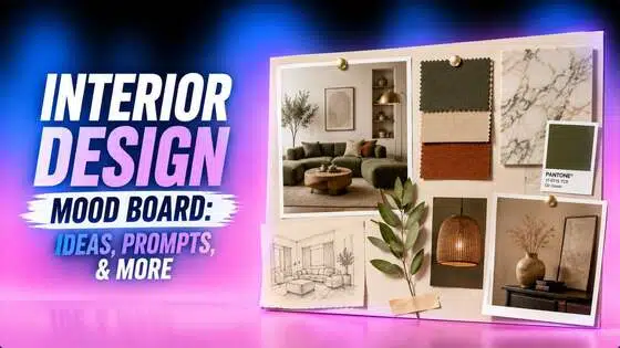 interior design mood board