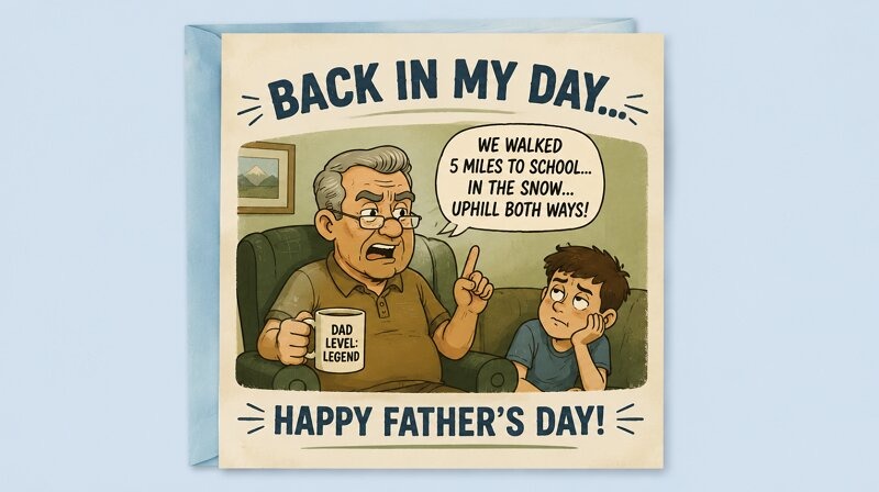 “Back in My Day” Cards