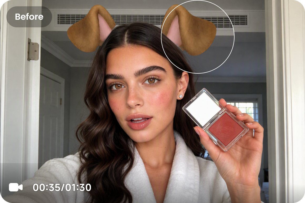 Clean results, even on busy backgrounds
