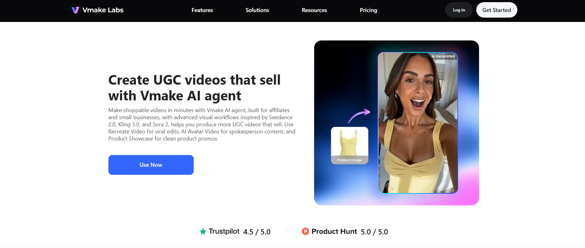 Vmake AI UFC video generator