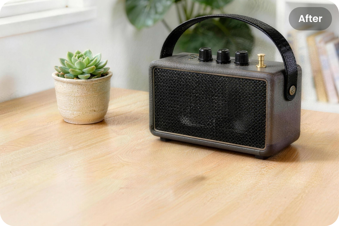 Remove object for more polished images