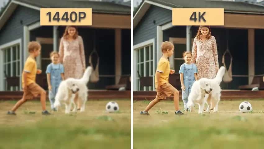 4k vs 1440p camera