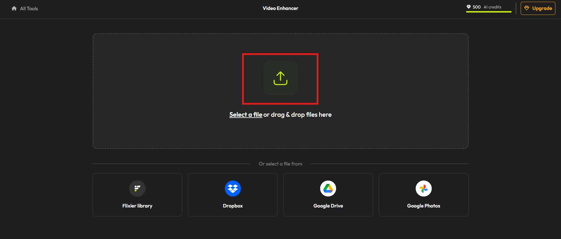 upload a video