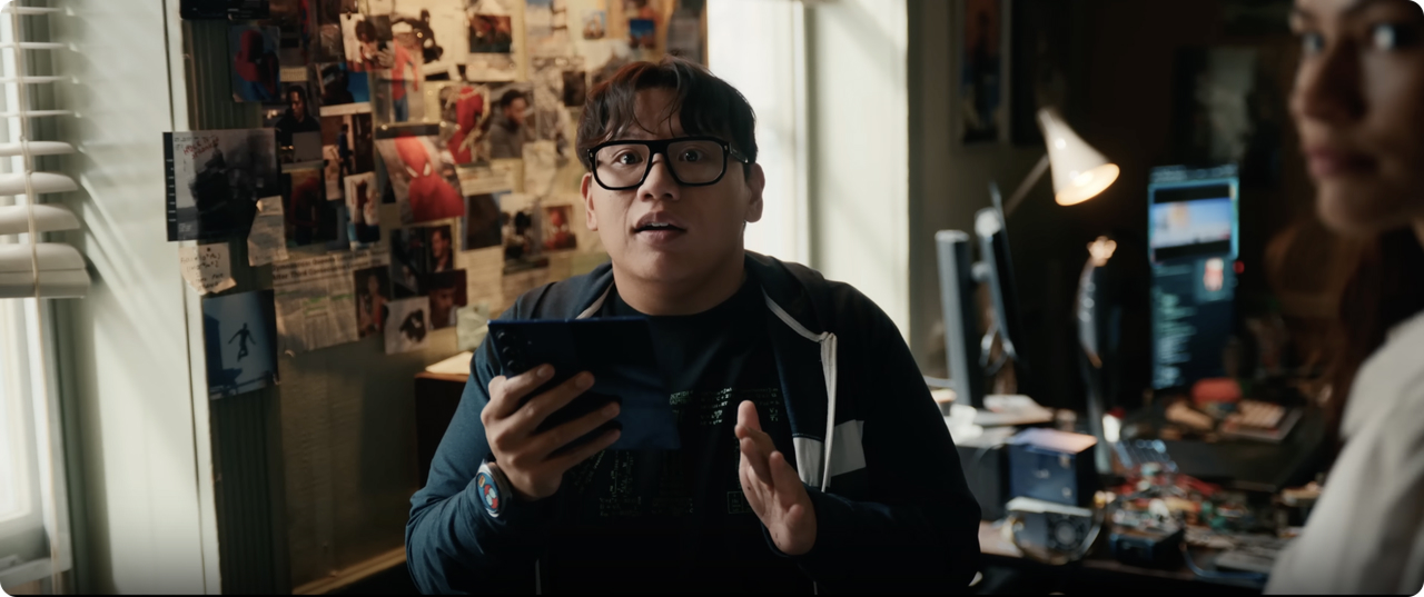 Ned investigates the identity of Spider-Man