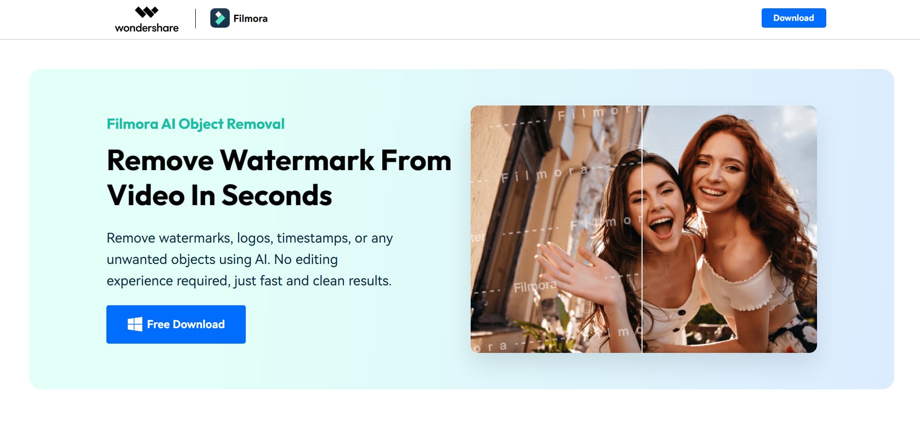 Wondershare Filmora interface
