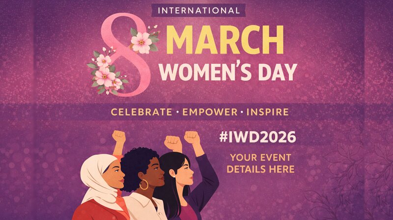 Digital-First Women’s Day Posters