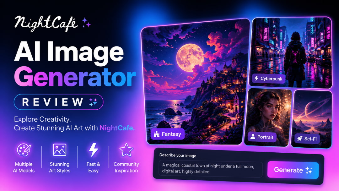 nightcafe ai image generator 