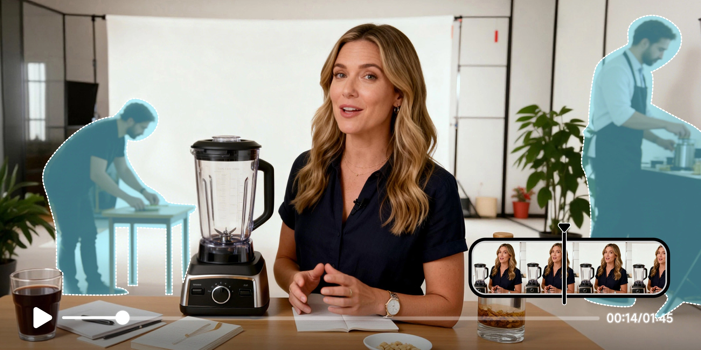 detect and remove people from video