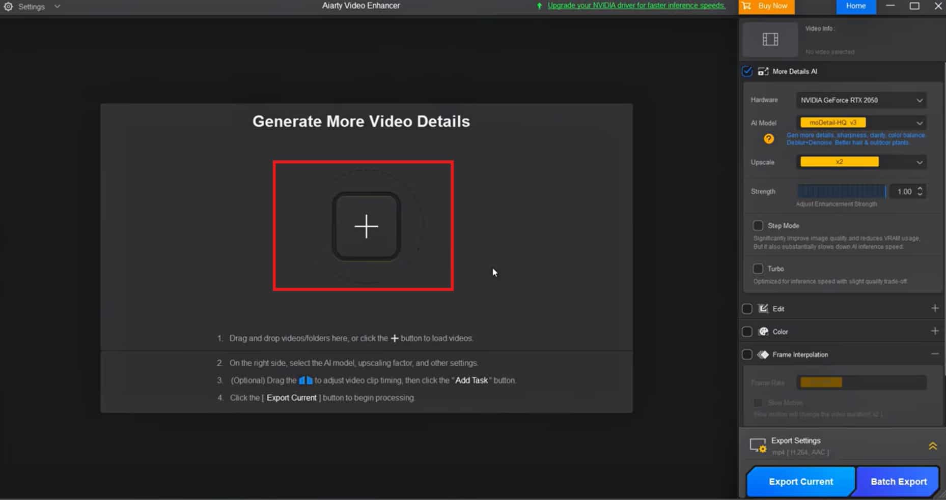 upload a video