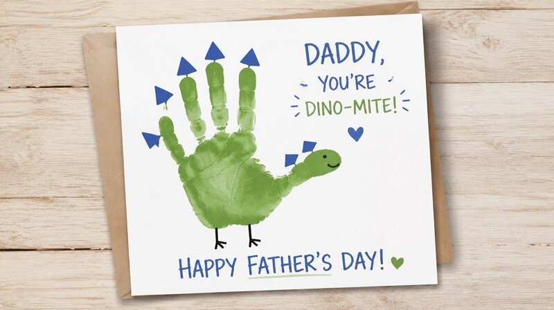 Handprint Cards for Younger Kids