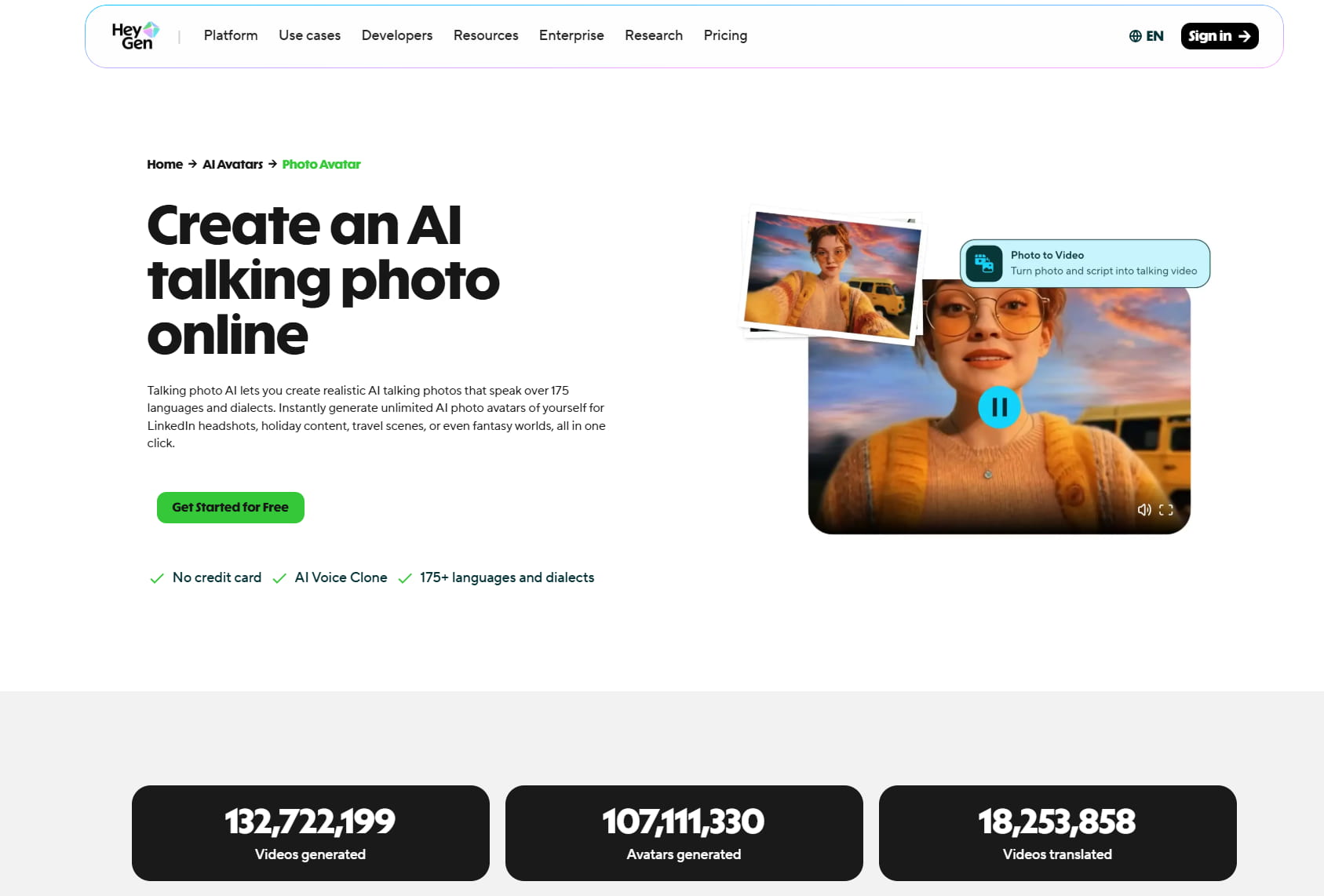 AI talking photos