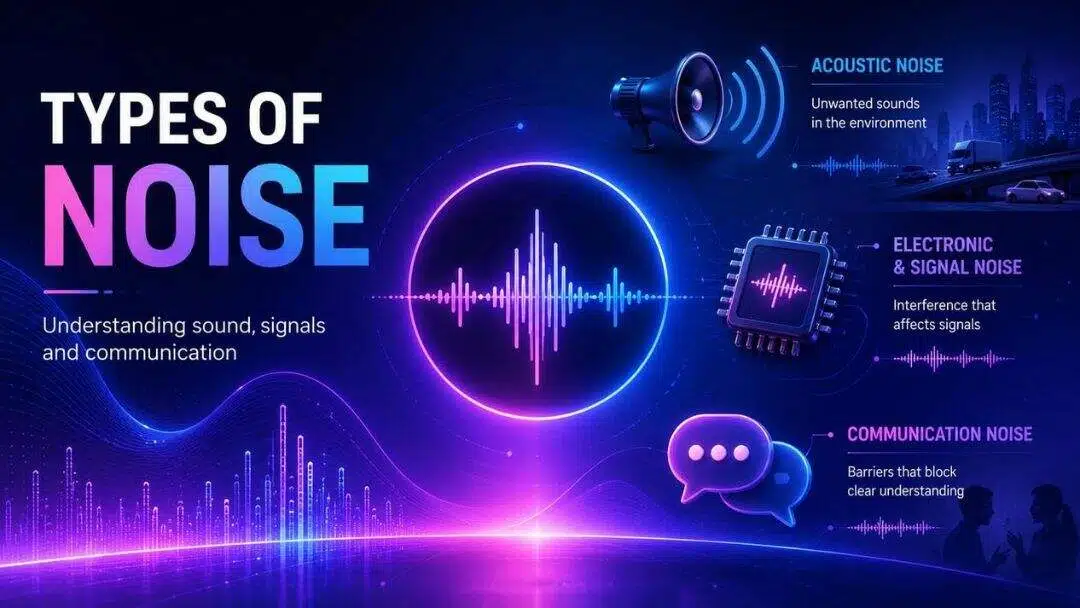 Types of Noise Explained: Meanings, Examples, and Practical Applications