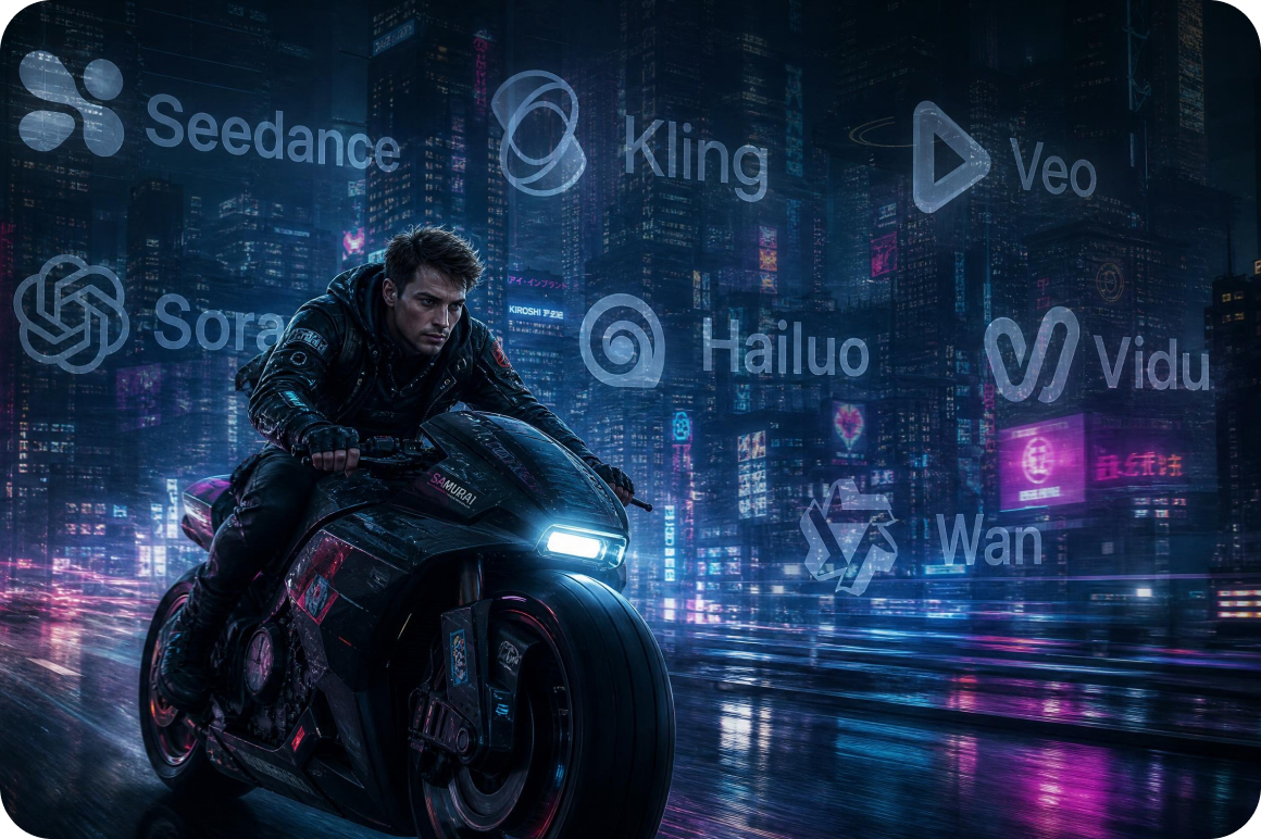 A wide selection of AI models