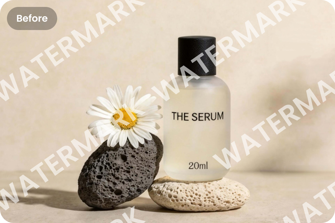 Remove watermark with AI smart detection