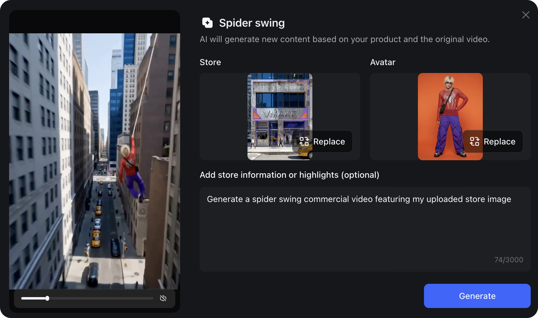 Superhero Store Transformation