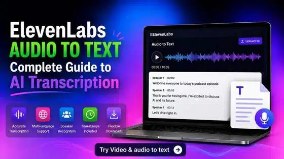 elevenlabs audio to text