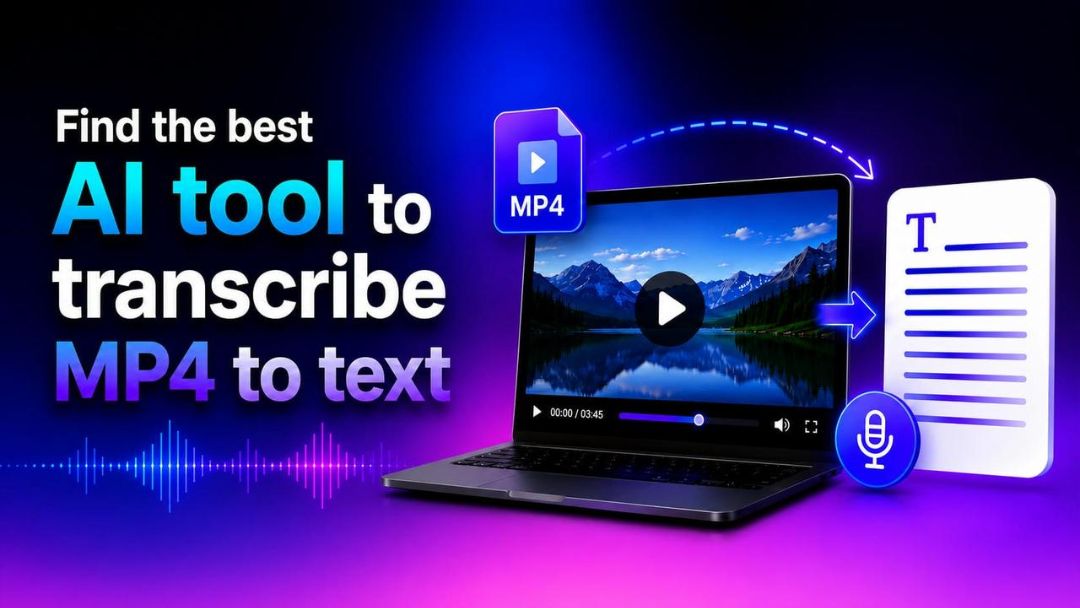 transcribe mp4 to text