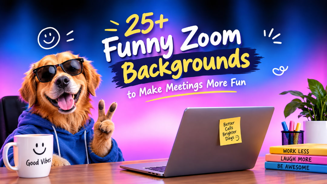 25+ Funny Zoom Backgrounds to Make Meetings More Fun