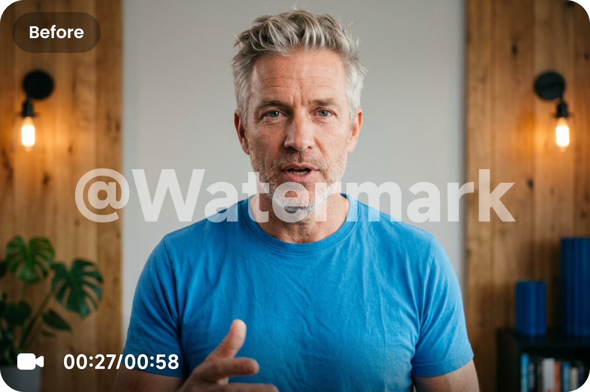 Удалить текстовые водяные знаки из видео в один клик