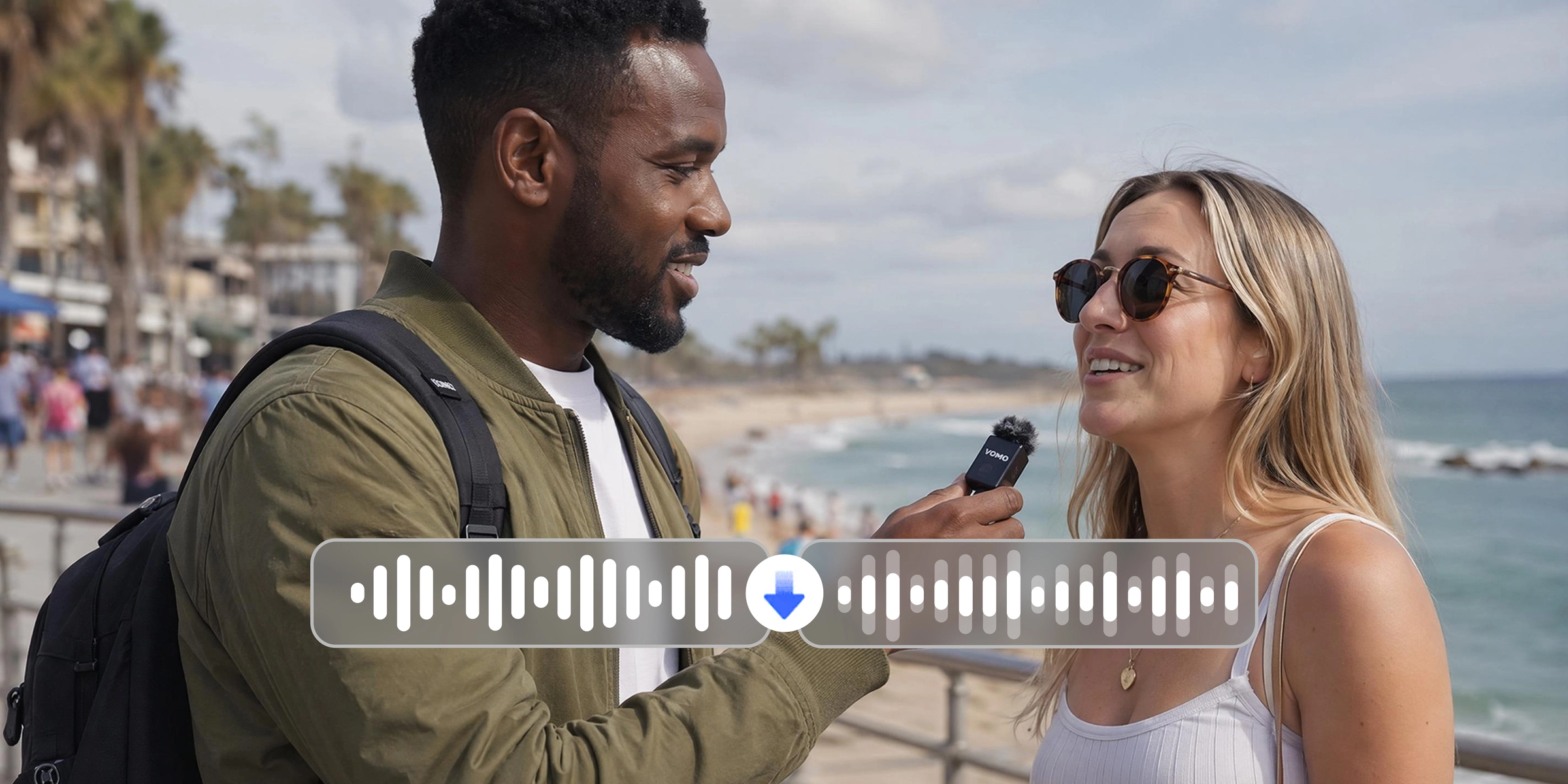 Reduce noise from outdoor recordings