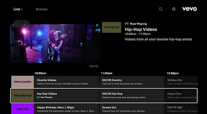 Vevo Music Video App