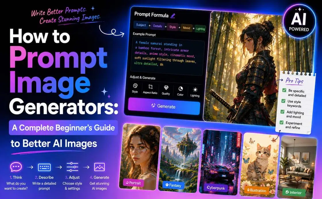 How to Prompt Image Generators: A Complete Beginner's Guide to Better AI Images