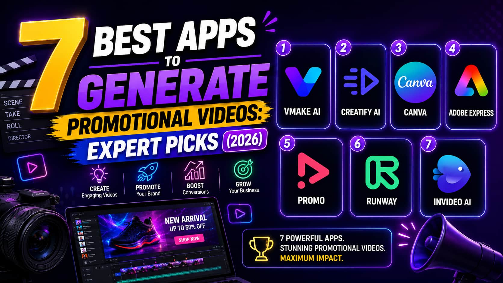 7 Best Apps to Generate Promotional Videos: Expert Picks (2026)