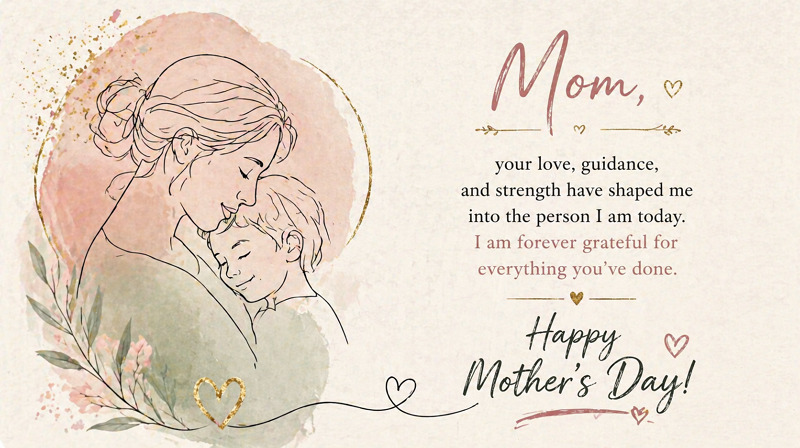 heartfelt mother's day message
