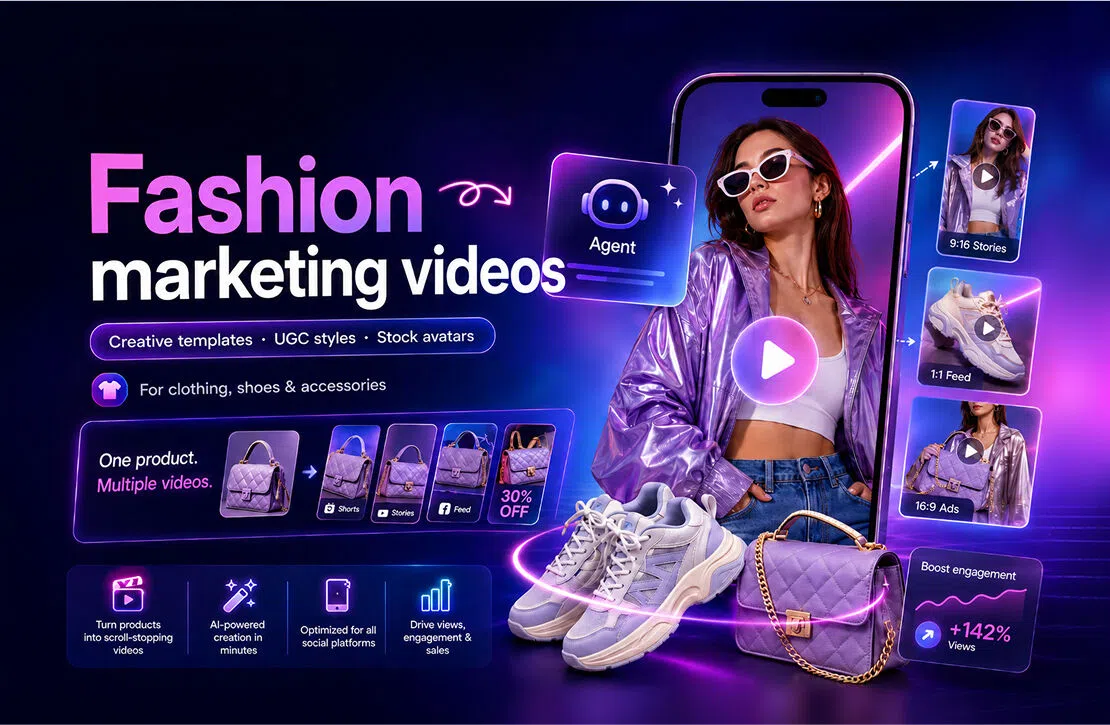 How to Create Fashion Marketing Videos with Vmake Labs: A Guide for Clothing, Shoe & Accessory Brands