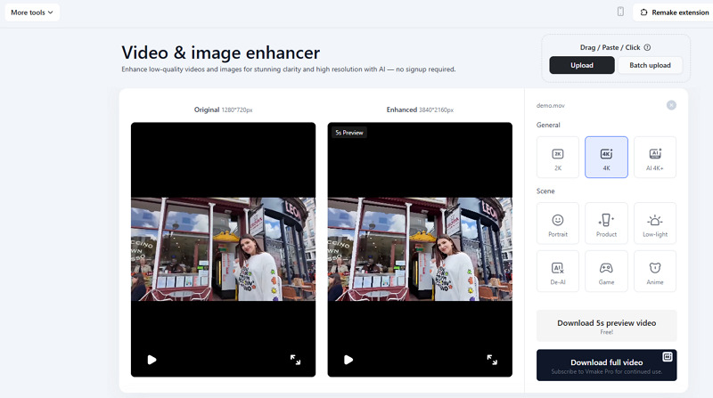 Export Enhanced Video