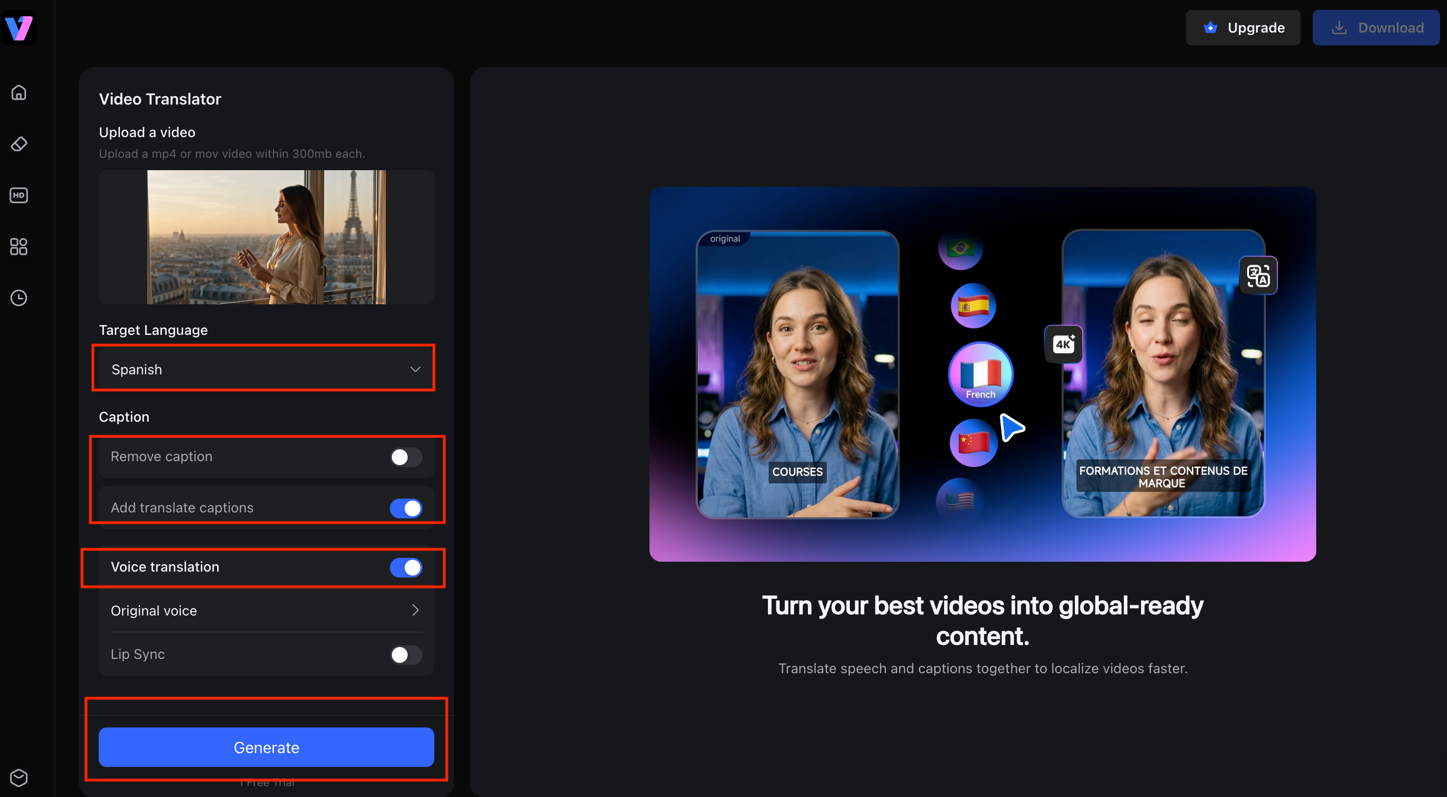 Select the Language