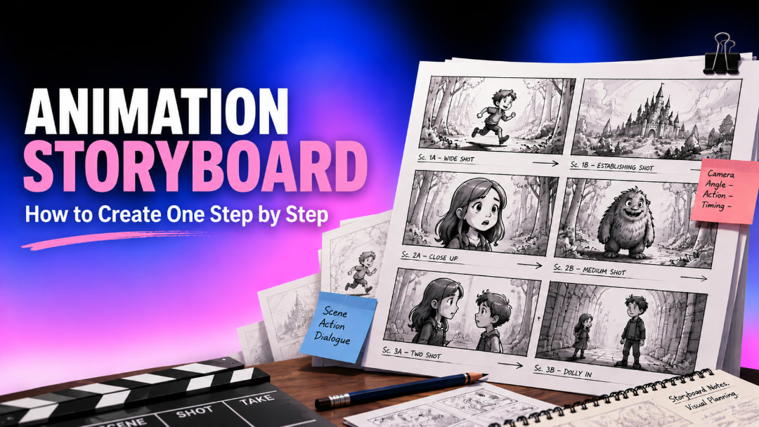 Animation Storyboard: How to Create One Step by Step