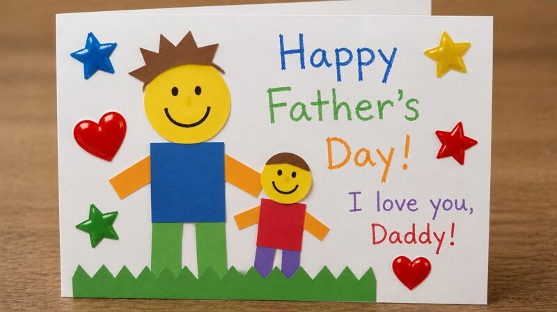 Easy Preschool Father’s Day Cards