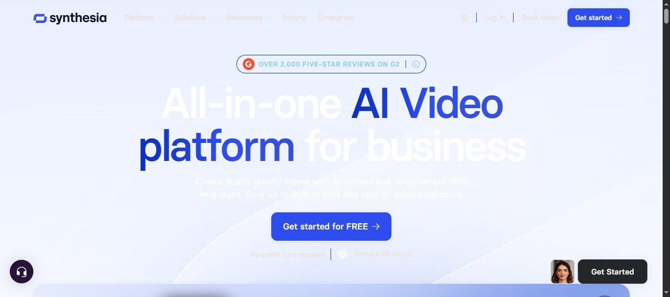 synthesia video translator