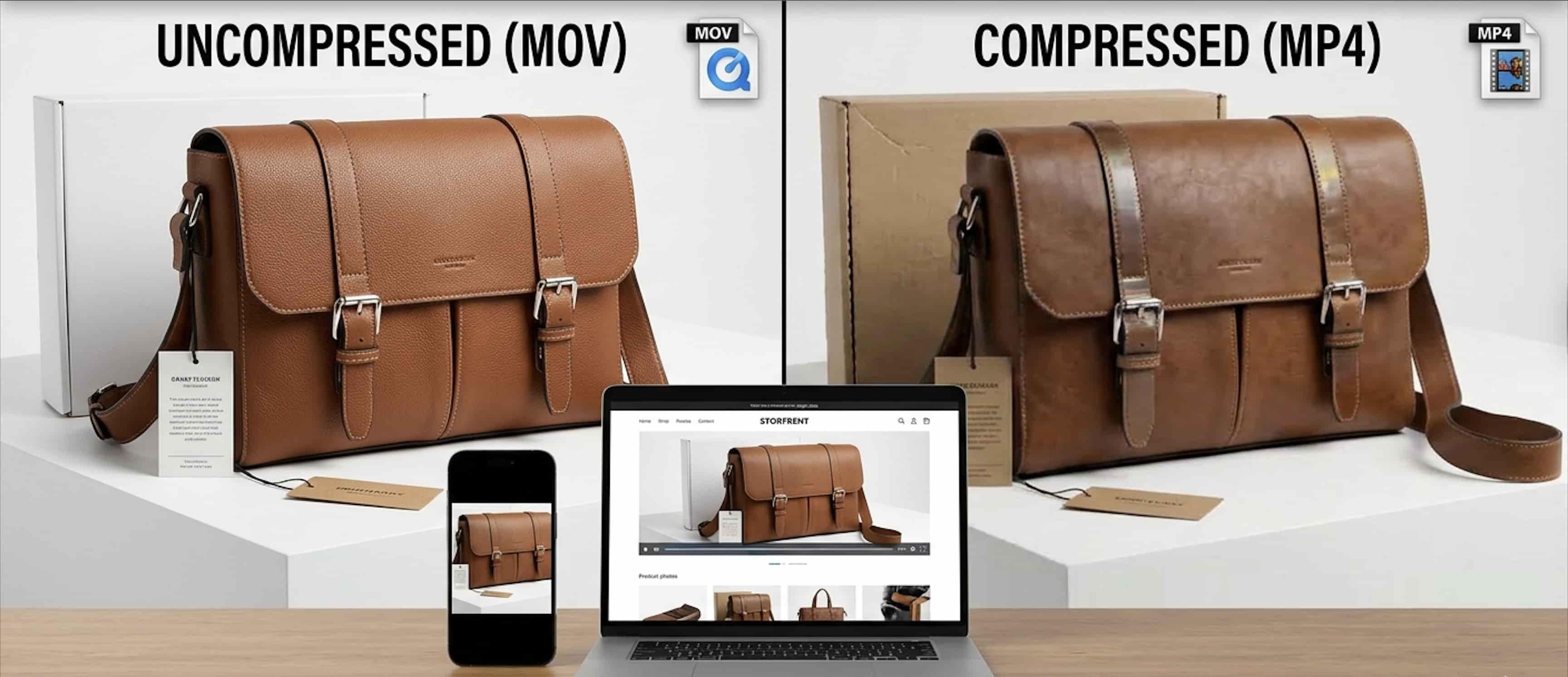MOV vs MP4 for product videos