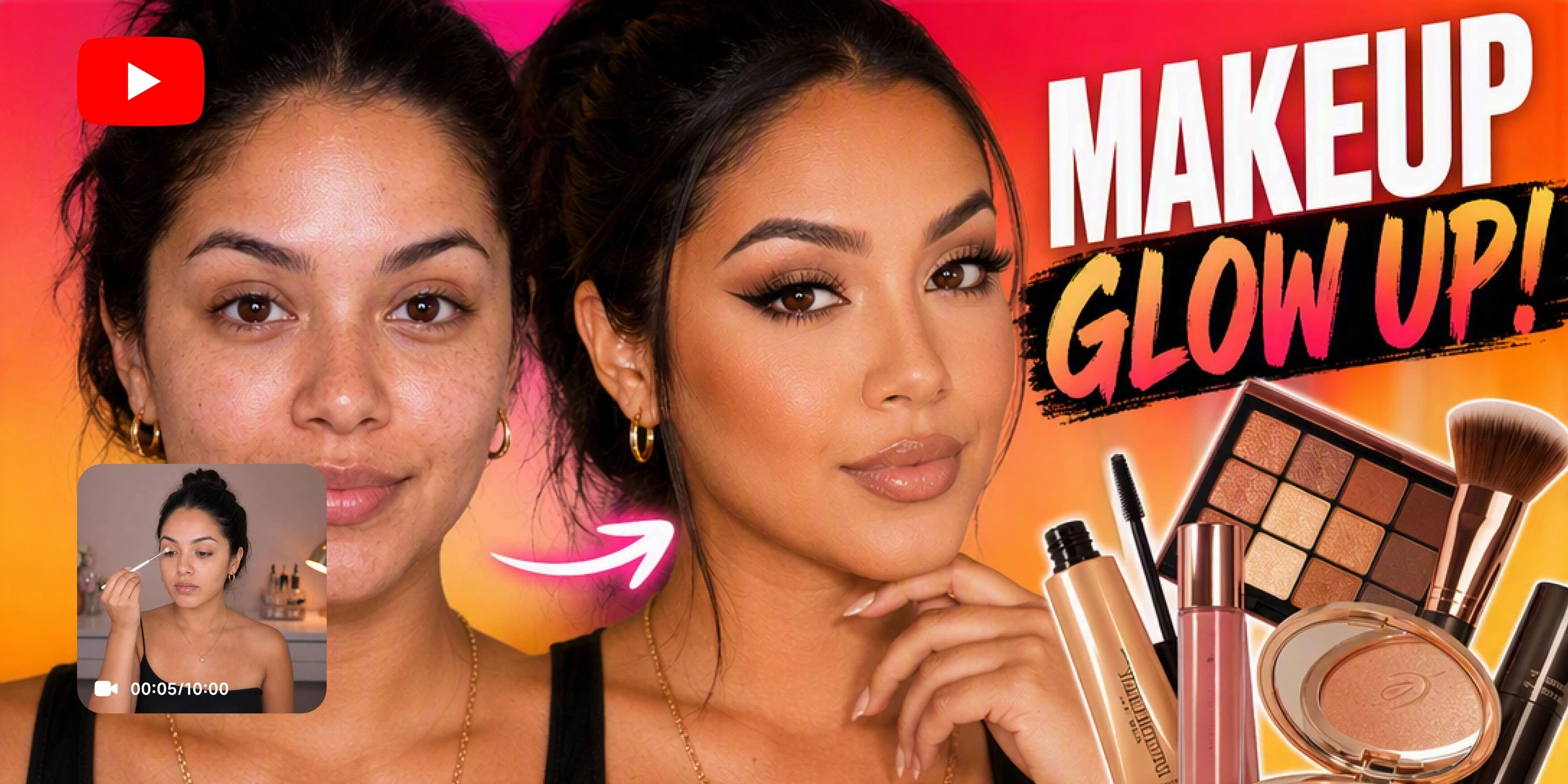 Beauty channels YouTube Thumbnail