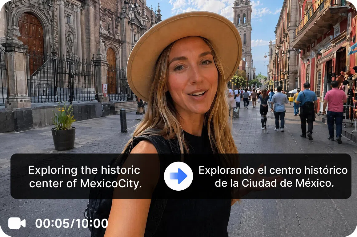 Accurate Spanish subtitles generated automatically