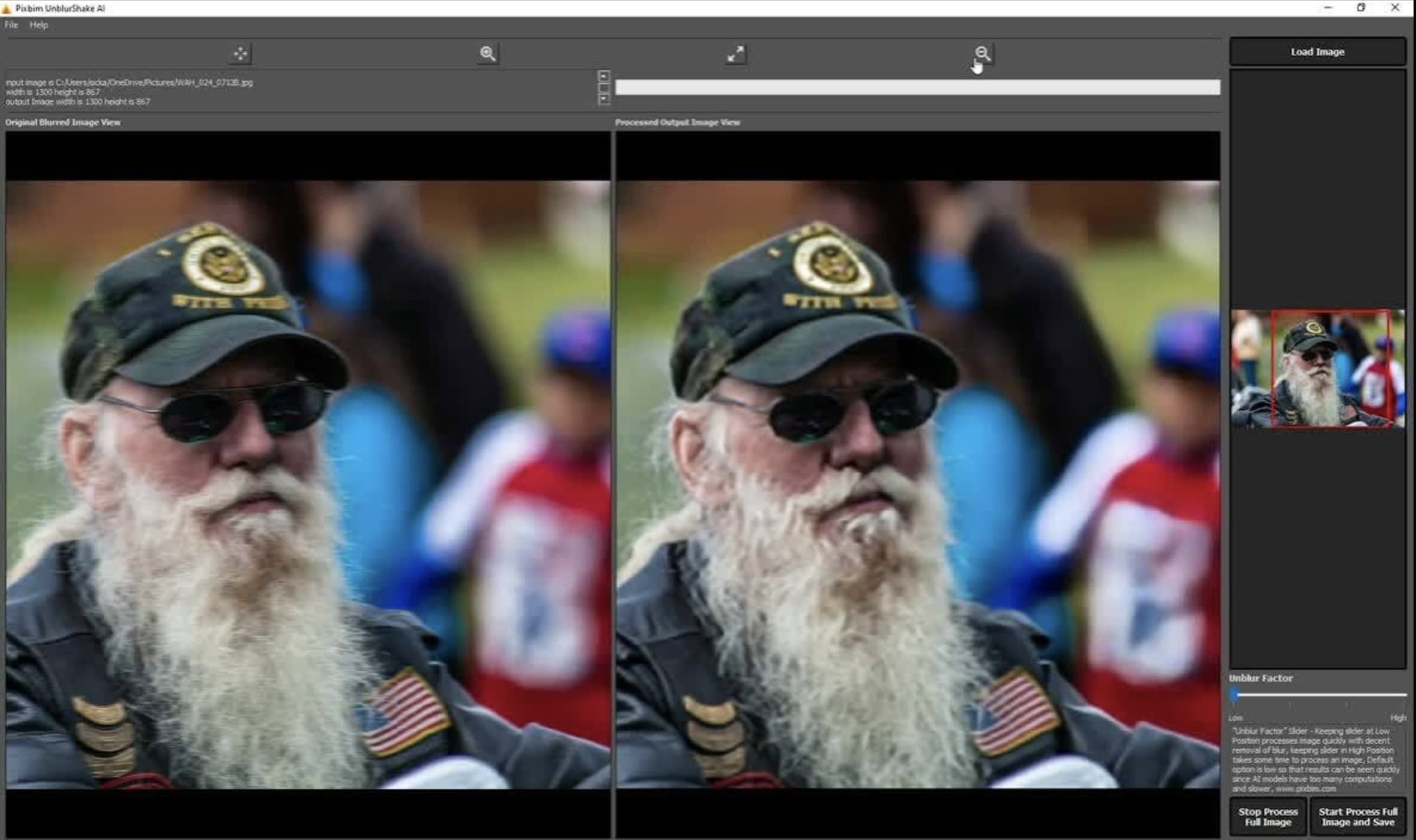 Pixbim Processing Speed